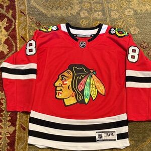 NHL Chicago Blackhawks Kane 88 Kids Jersey (S/M)